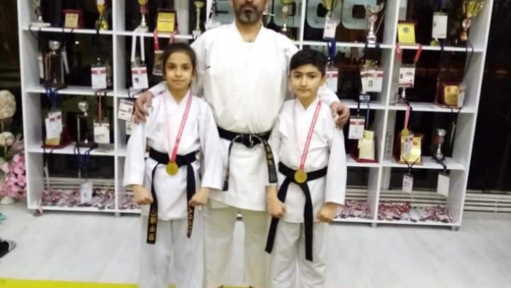 Karateci Minik Aslanlarımızdan 2 Altın Madalya